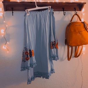 Off the shoulder dress